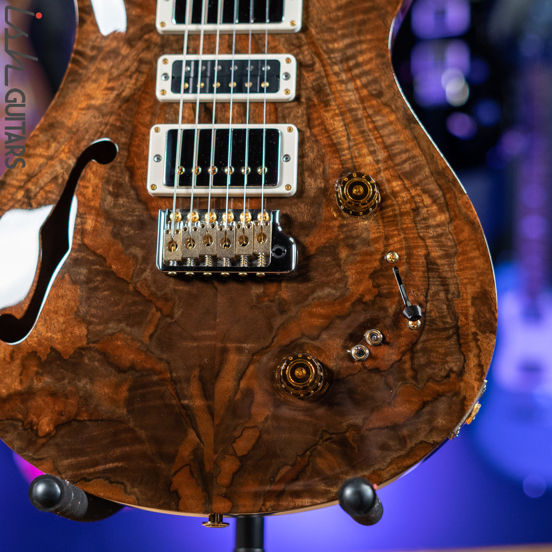 2019 PRS Private Stock Special Semi-Hollow Natural Walnut