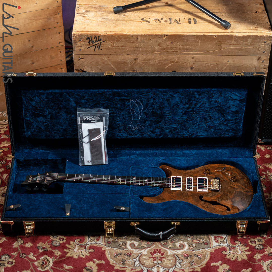 2019 PRS Private Stock Special Semi-Hollow Natural Walnut