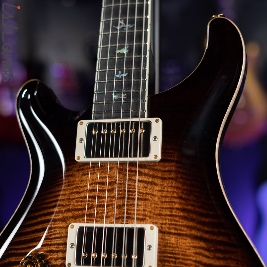 PRS McCarty Lefty Wood Library Copperhead Burst 10 Top Flame Maple