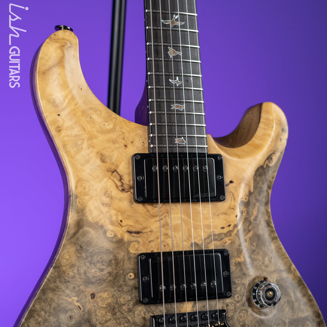 2018 PRS Private Stock Custom 24 Natural Buckeye Burl 