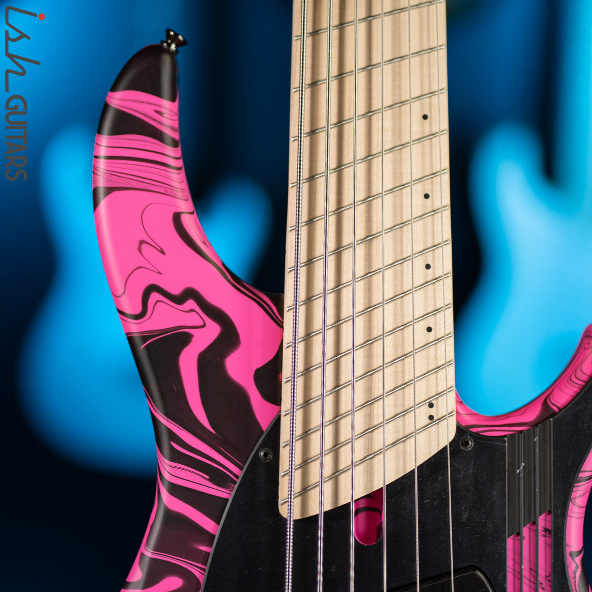 Dingwall NG3 6 String Matte Pink Swirl B-STOCK – Ish Guitars