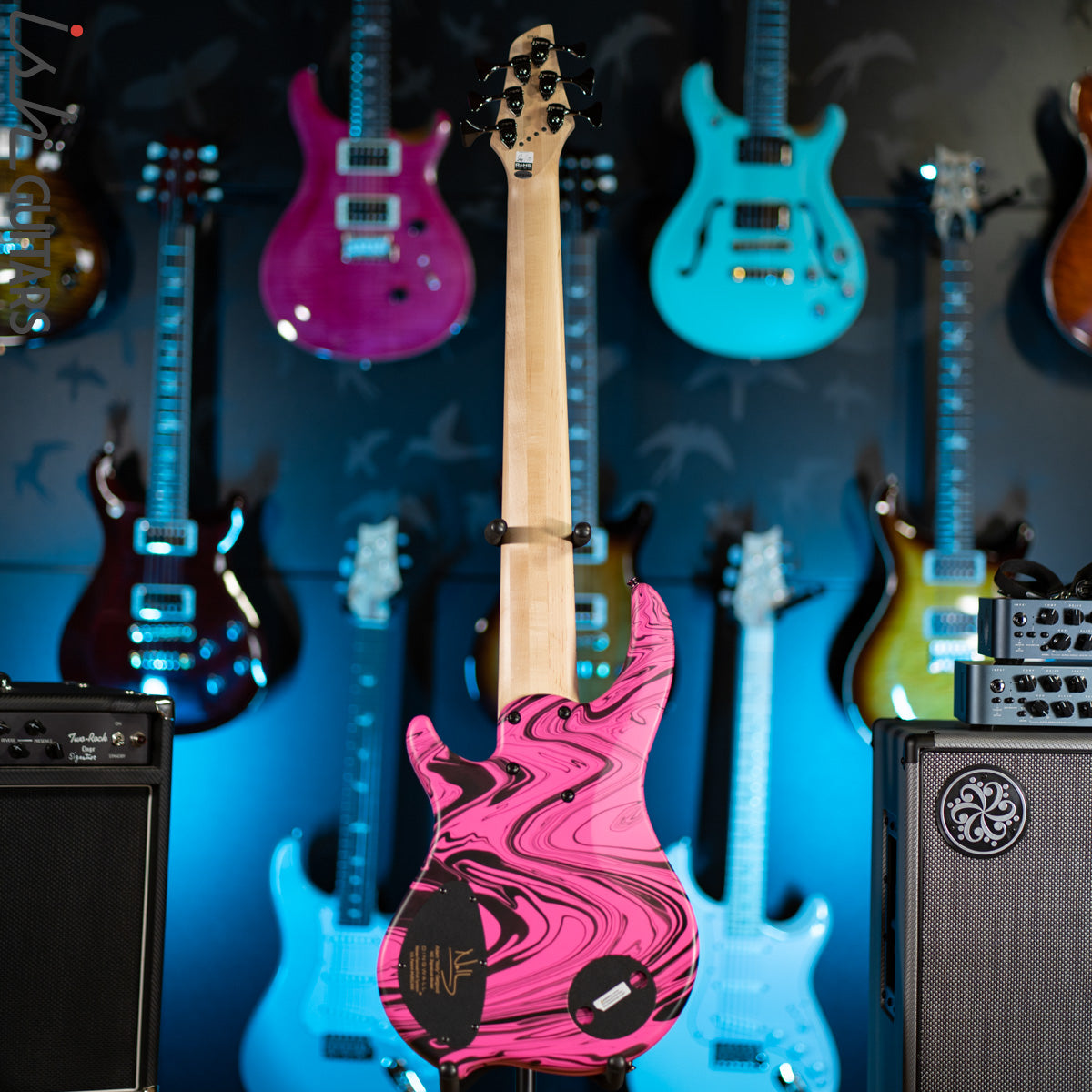 Dingwall NG3 6 String Matte Pink Swirl B-STOCK – Ish Guitars