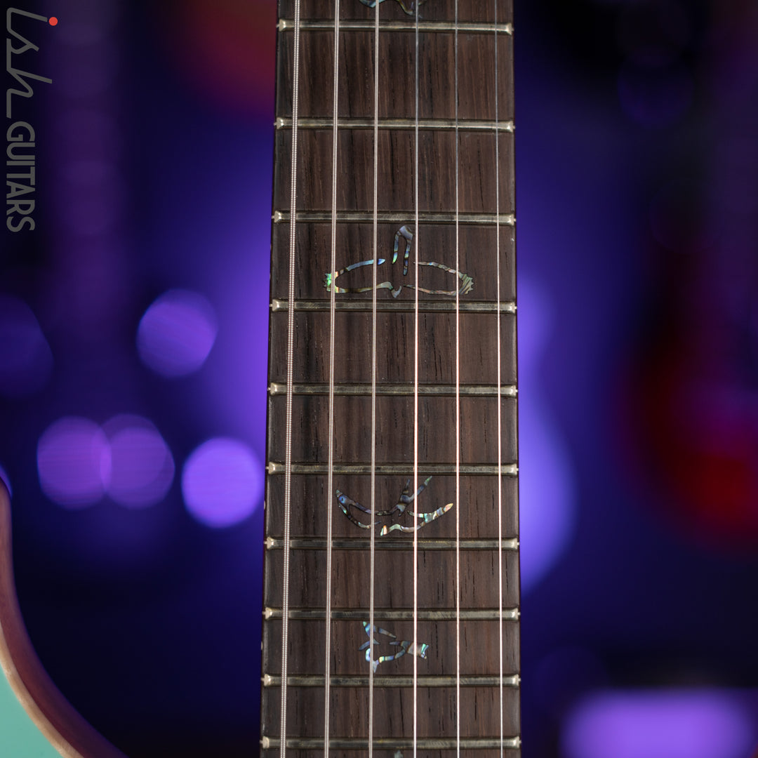 PRS Wood Library Modern Eagle V Opaque Seafoam Green Satin Brazilian Rosewood
