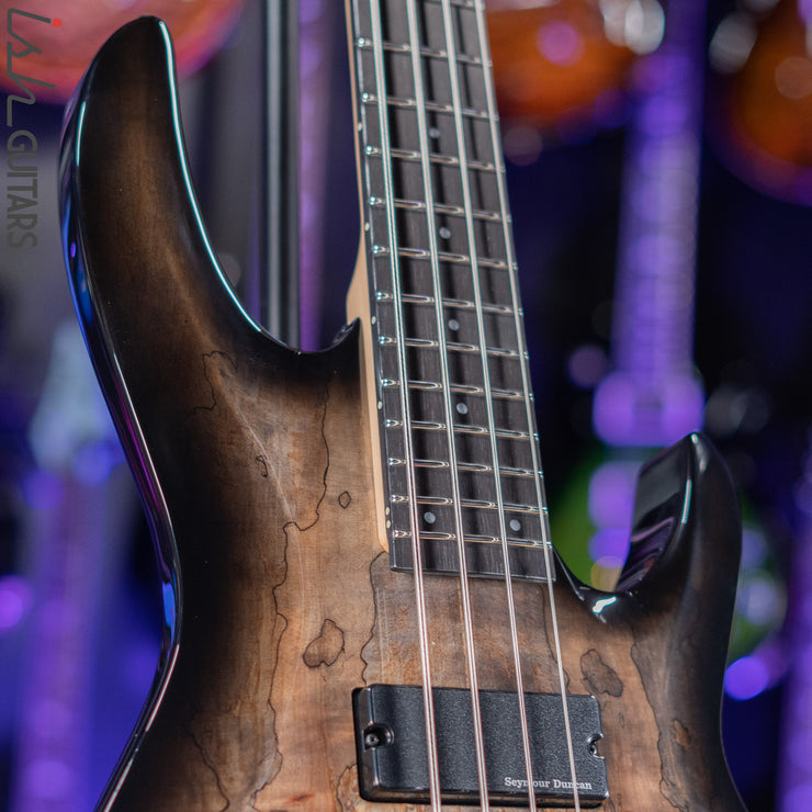 ESP E-II BTL-4 Bass Black Natural Burst Demo