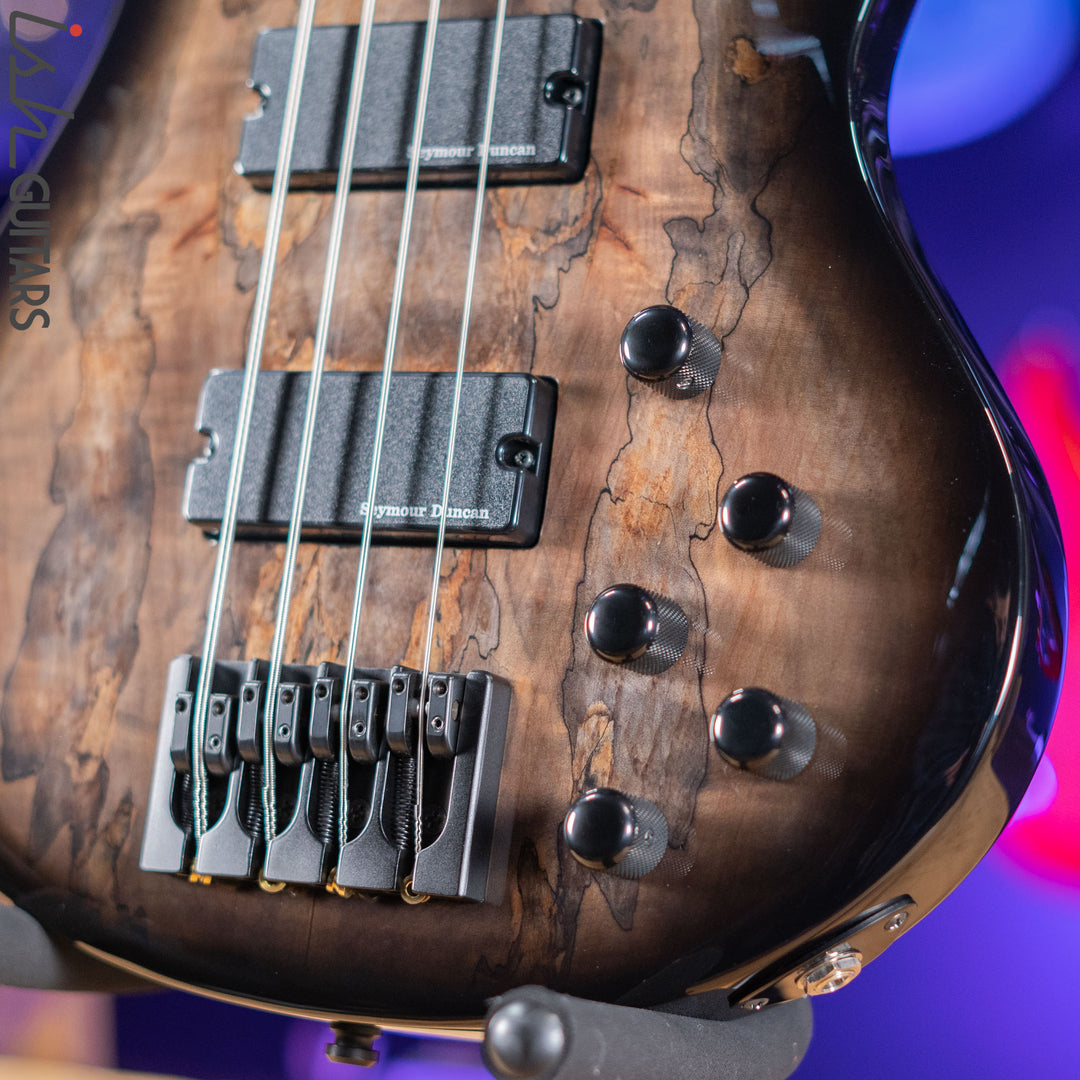 ESP E-II BTL-4 Bass Black Natural Burst Demo