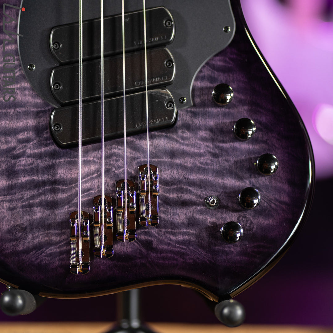 Dingwall Combustion 10th Anniversary 3 PUP 4-String Amethyst Burst