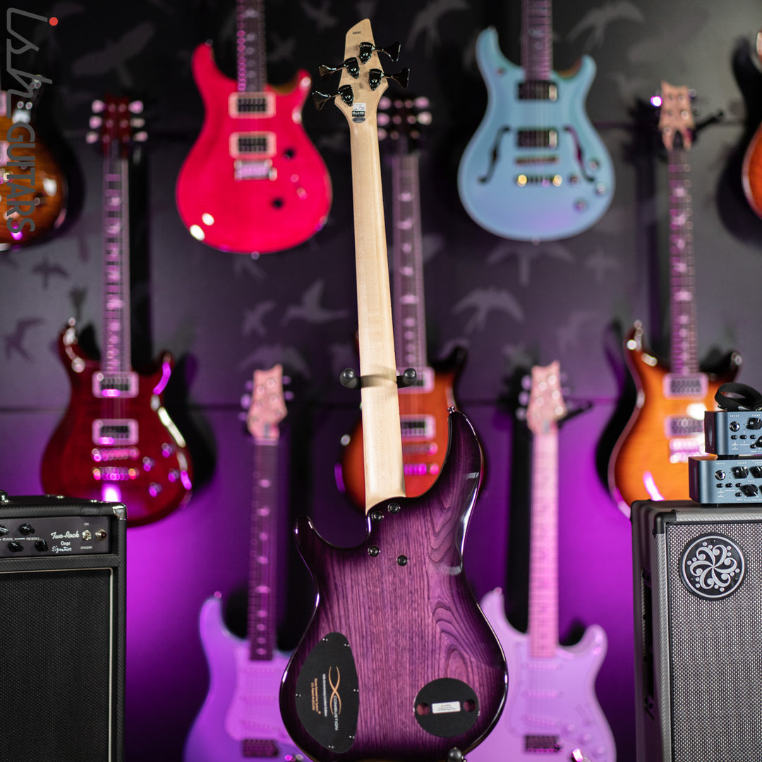Dingwall Combustion 10th Anniversary 3 PUP 4-String Amethyst Burst