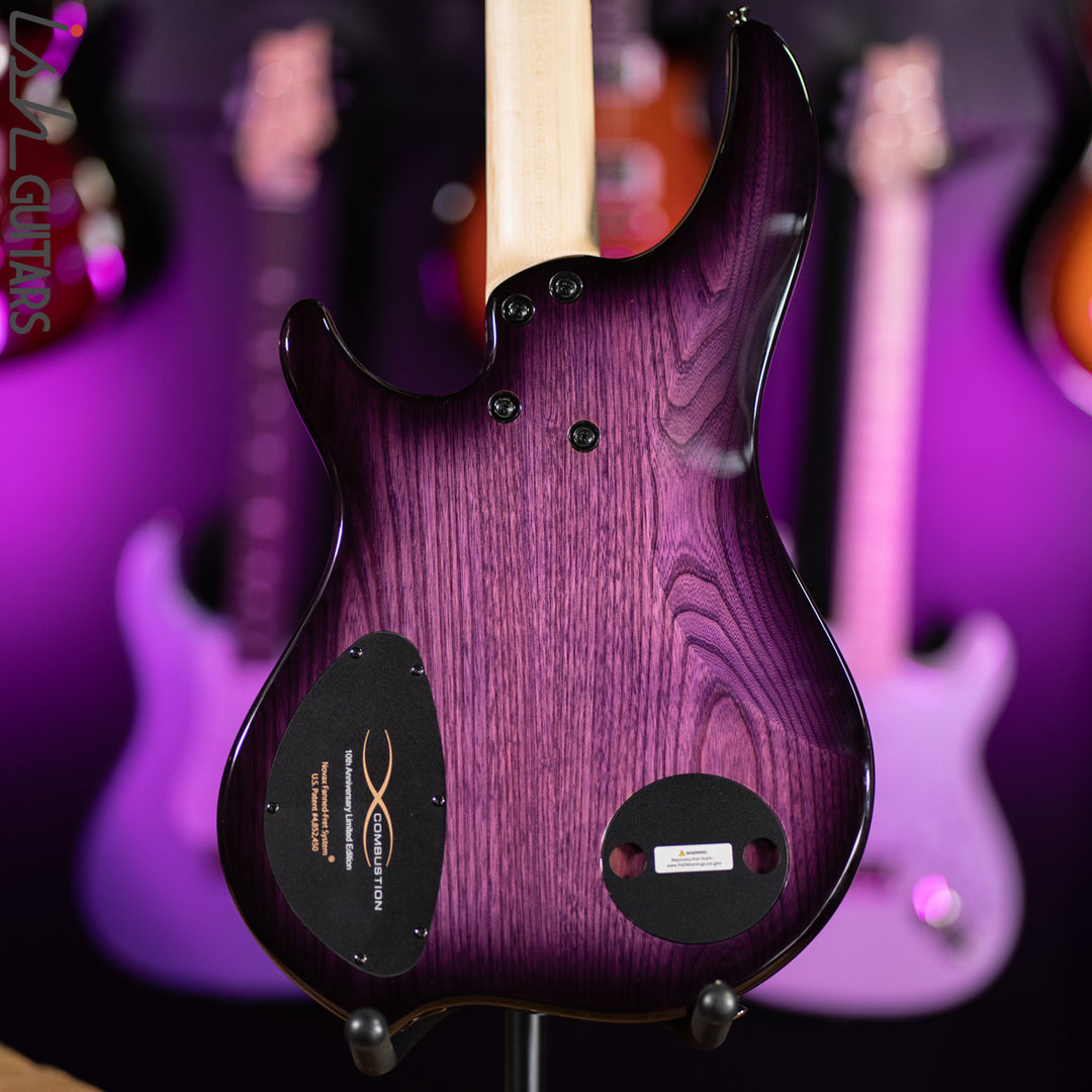 Dingwall Combustion 10th Anniversary 3 PUP 4-String Amethyst Burst