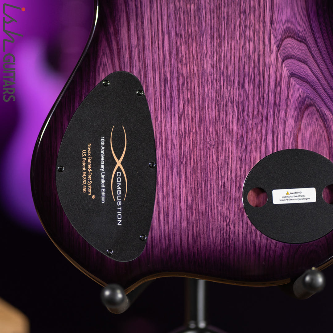 Dingwall Combustion 10th Anniversary 3 PUP 4-String Amethyst Burst