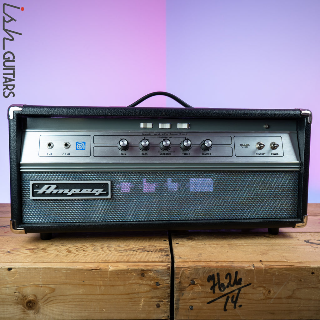 Ampeg V-4B 100w Bass Amplifier Head Reissue – Ish Guitars
