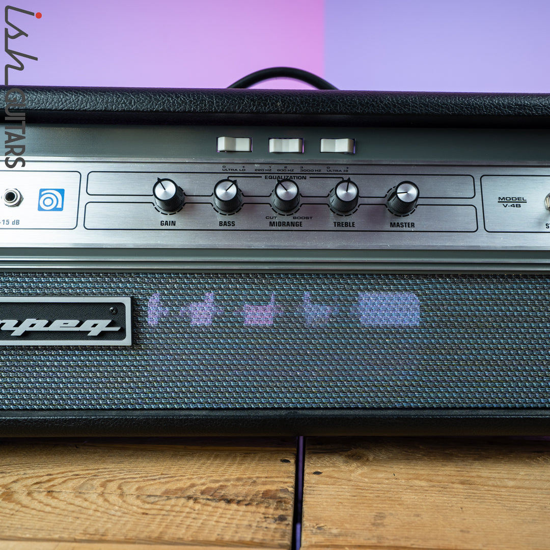 Ampeg V-4B 100w Bass Amplifier Head Reissue – Ish Guitars