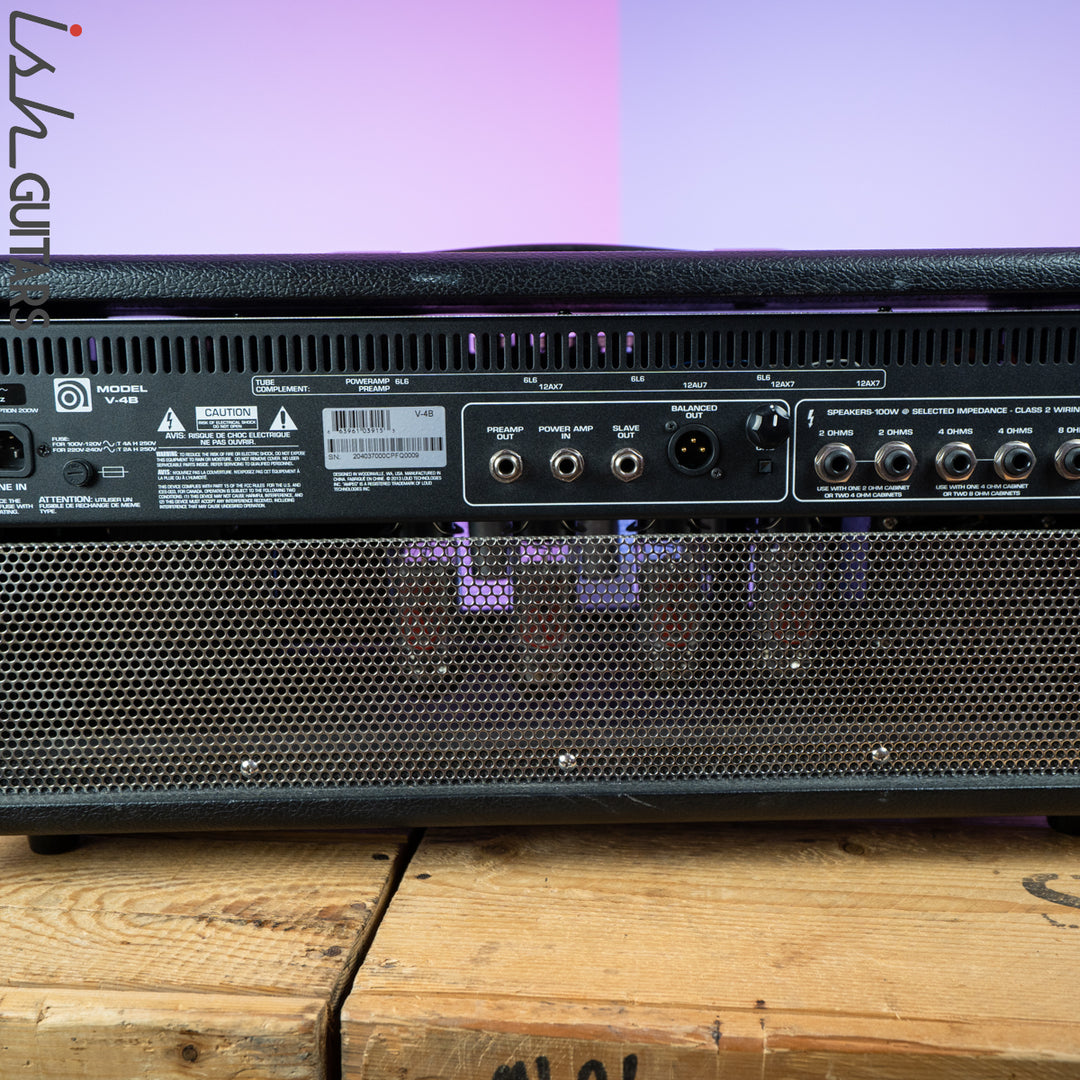 Ampeg V-4B 100w Bass Amplifier Head Reissue