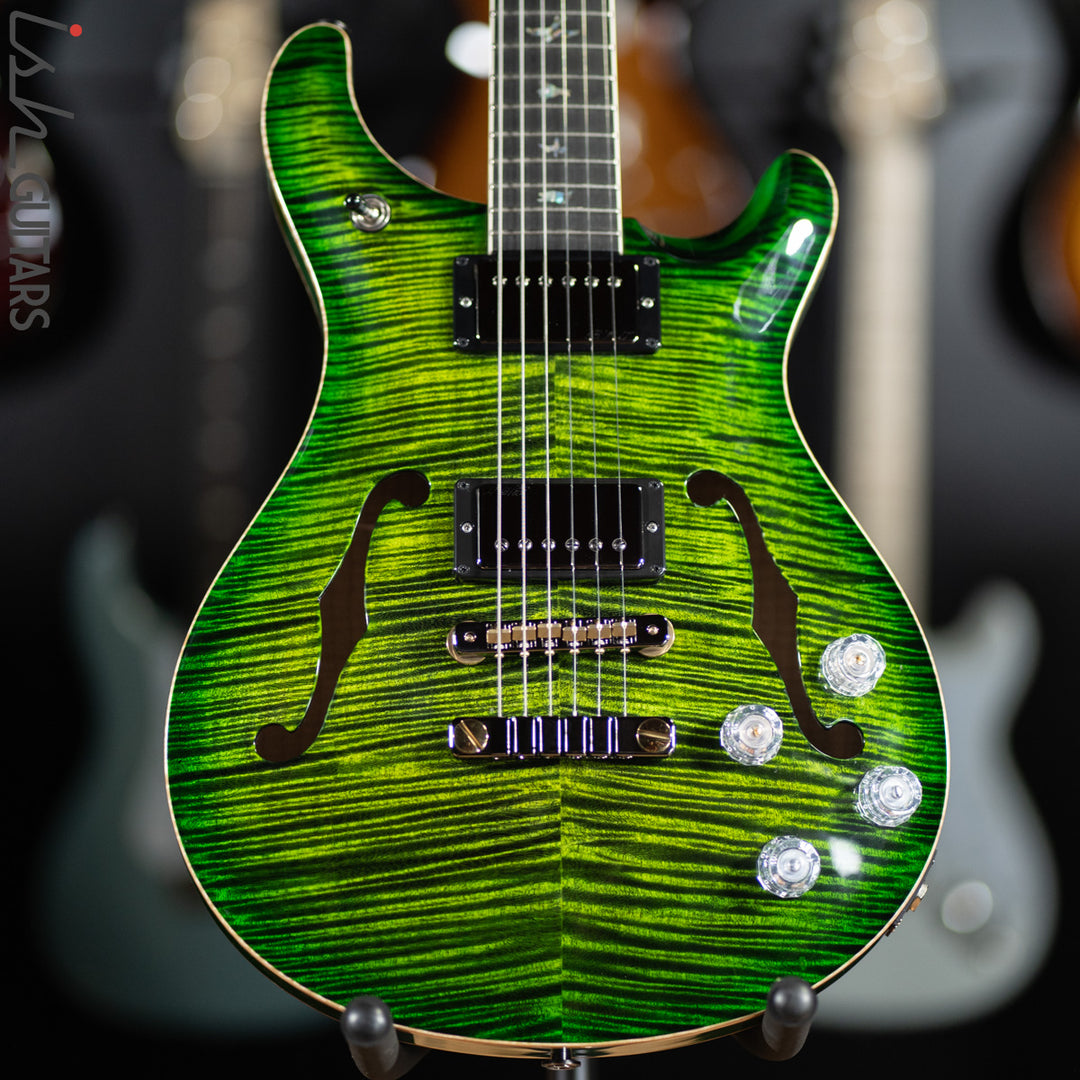 PRS McCarty 594 Hollowbody II Wood Library Jade Green Burst