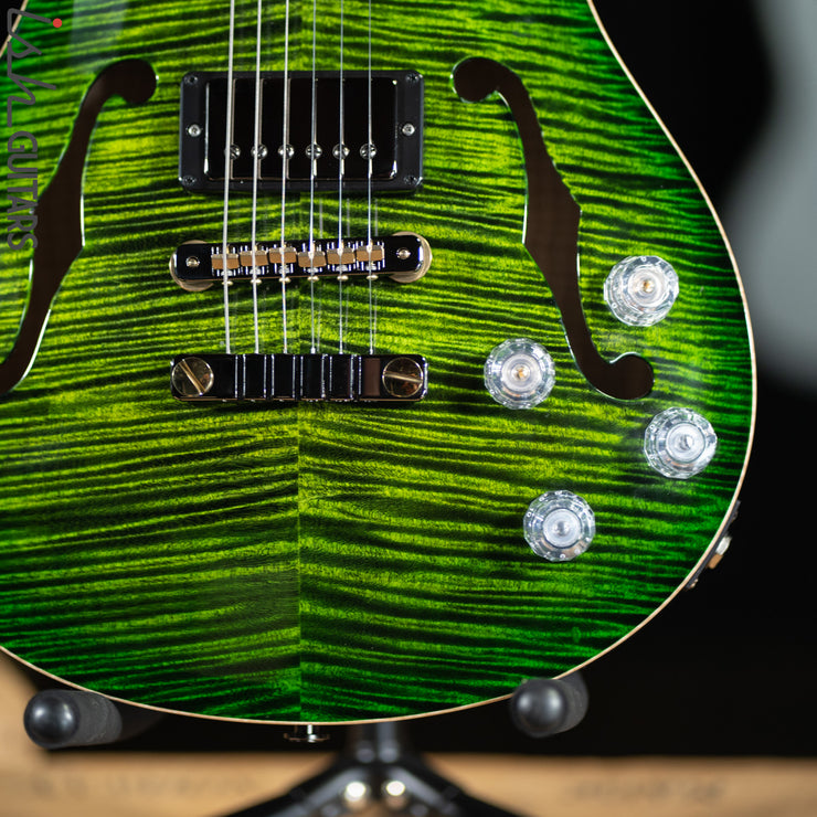 PRS McCarty 594 Hollowbody II Wood Library Jade Green Burst