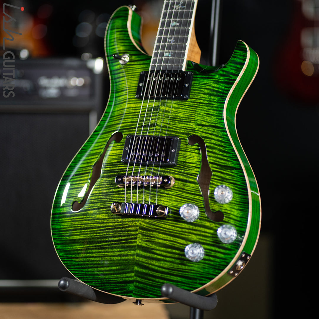 PRS McCarty 594 Hollowbody II Wood Library Jade Green Burst