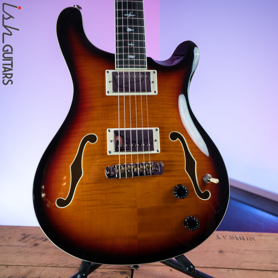 PRS SE Hollowbody II Tricolor Sunburst
