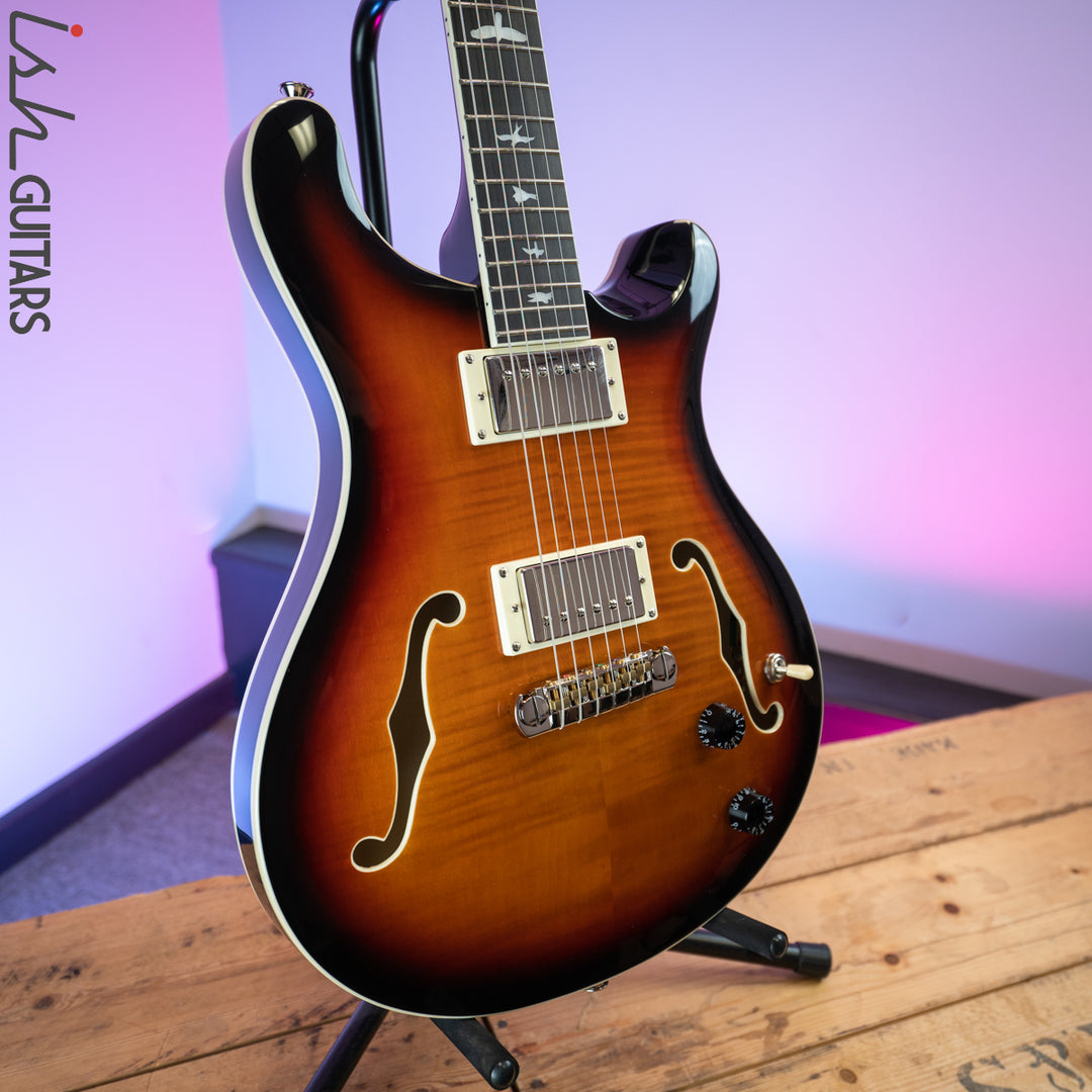 PRS SE Hollowbody II Tricolor Sunburst
