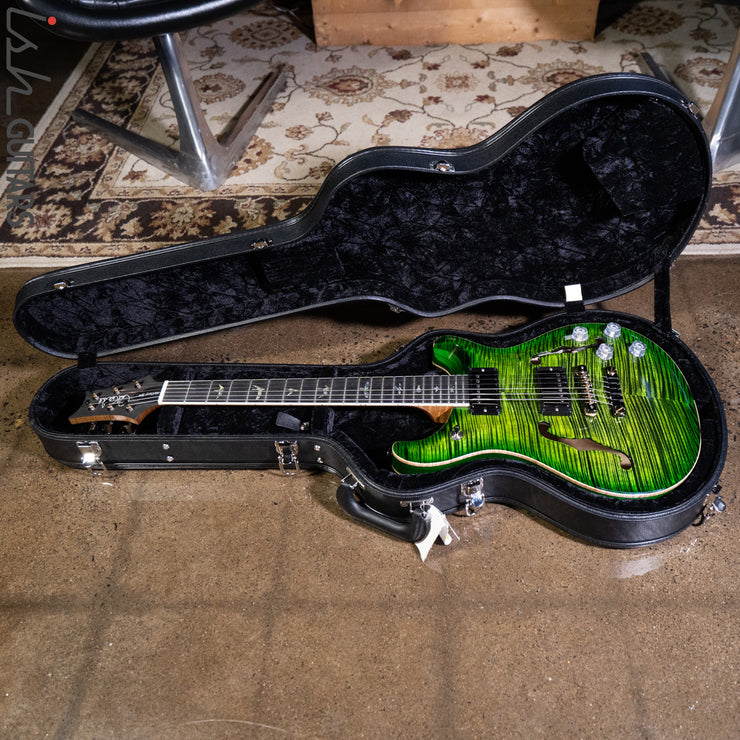 PRS McCarty 594 Hollowbody II Wood Library Jade Green Burst