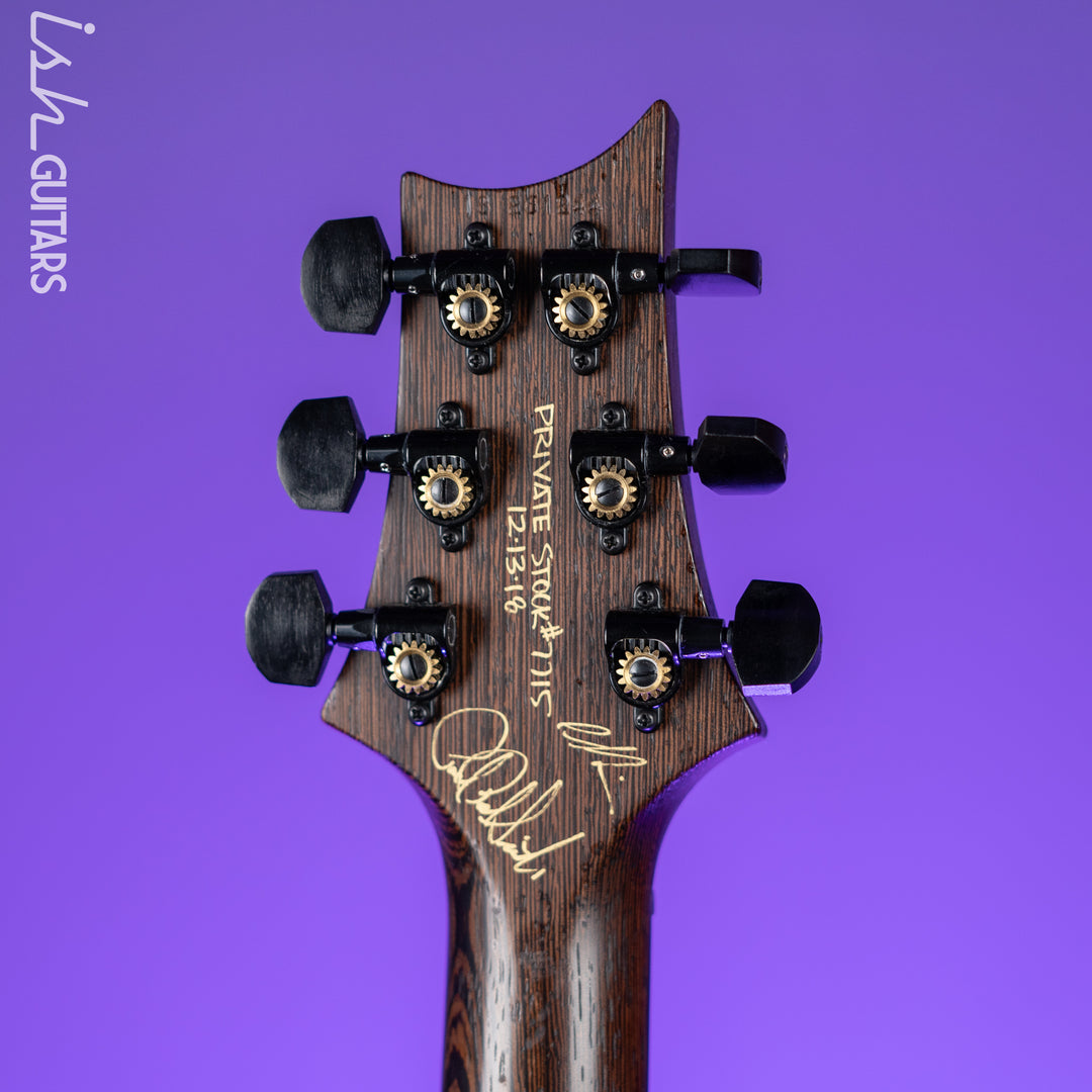 2018 PRS Private Stock Custom 24 Natural Buckeye Burl 