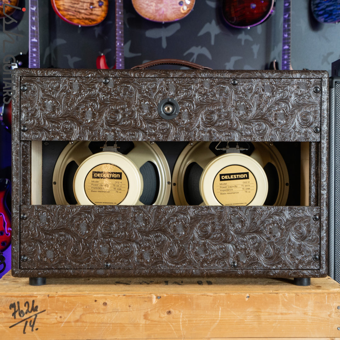 Swart 2x12 Open Back Super 30 Cabinet Custom Brown Western