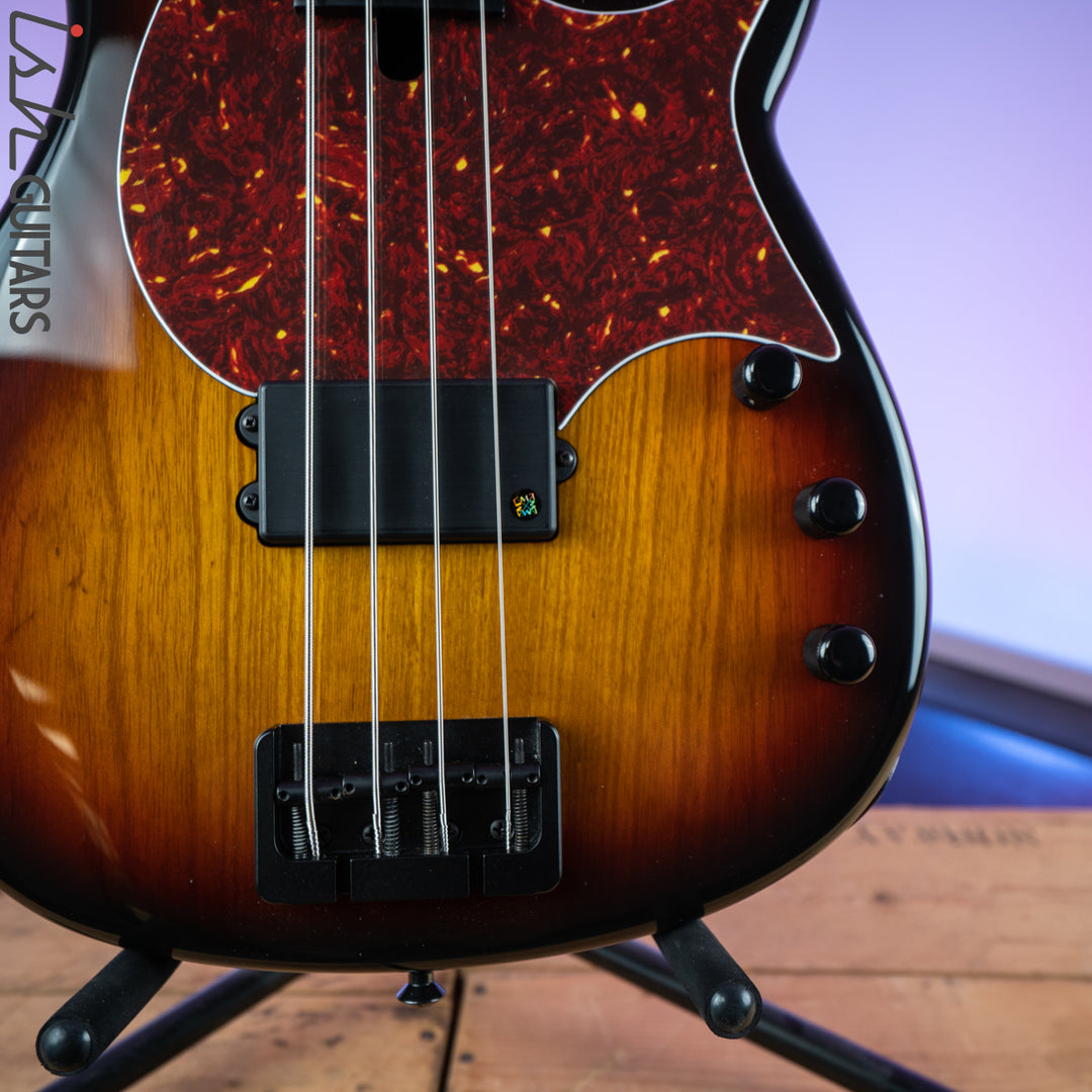 2018 Modulus Funk Unlimited 4 RevOlite Flea Bass 3 Tone Sunburst