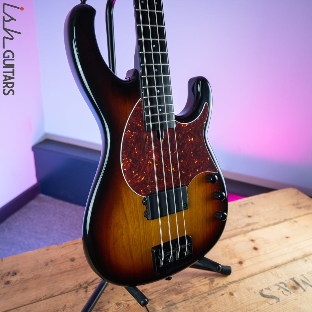 2018 Modulus Funk Unlimited 4 RevOlite Flea Bass 3 Tone Sunburst