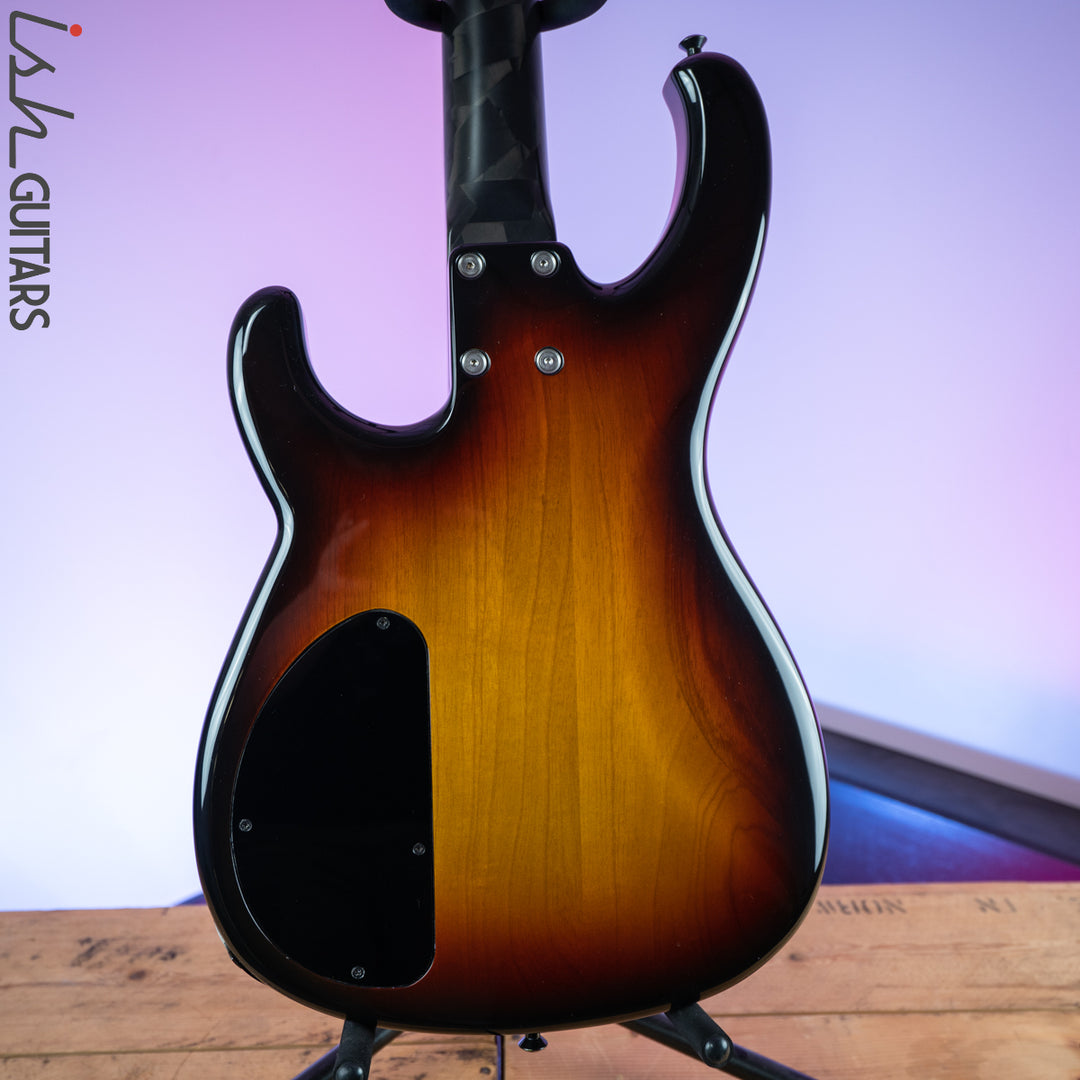 2018 Modulus Funk Unlimited 4 RevOlite Flea Bass 3 Tone Sunburst