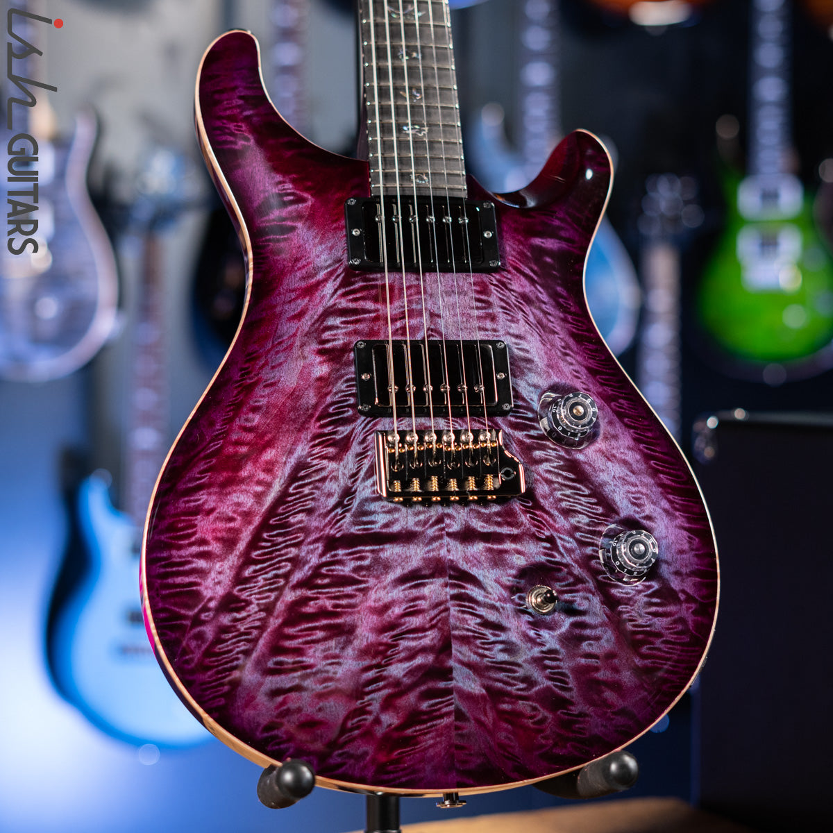 PRS Wood Library Custom 24 Violet Purple Burst 10 Top Quilt