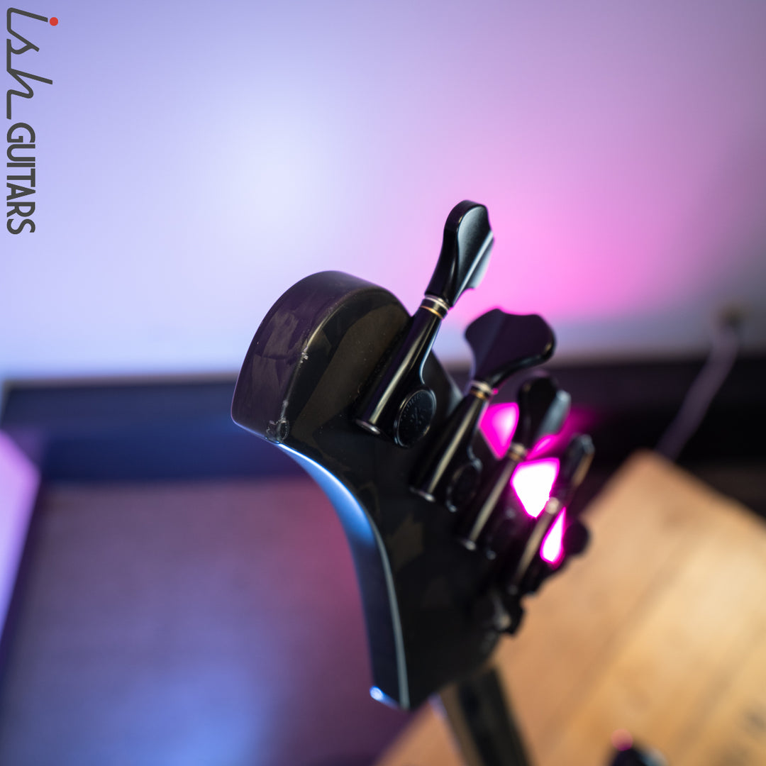 2018 Modulus Funk Unlimited 4 RevOlite Flea Bass 3 Tone Sunburst