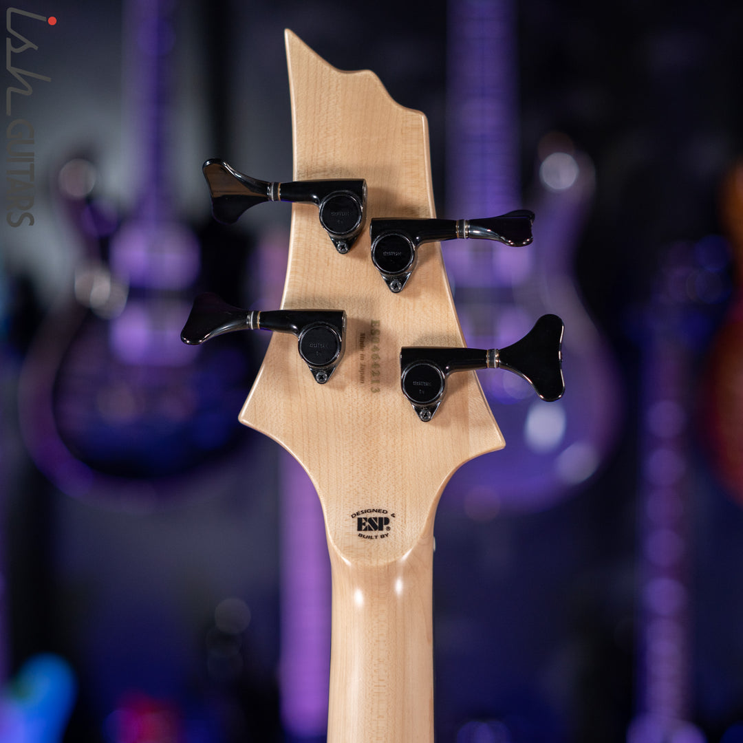 ESP E-II BTL-4 Bass Black Natural Burst Demo
