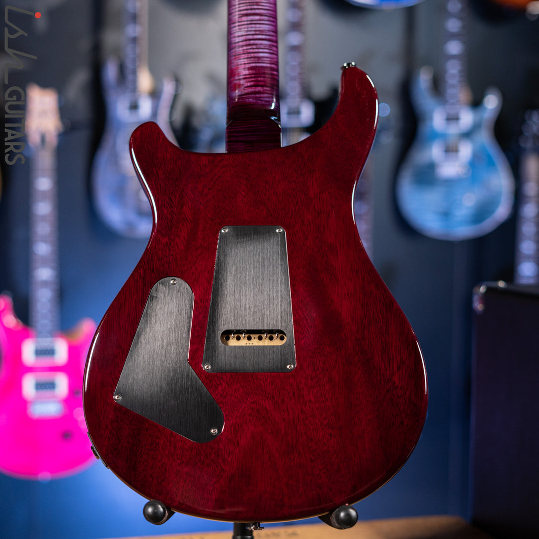 PRS Wood Library Custom 24 Violet Purple Burst 10 Top Quilt Figured Maple Neck