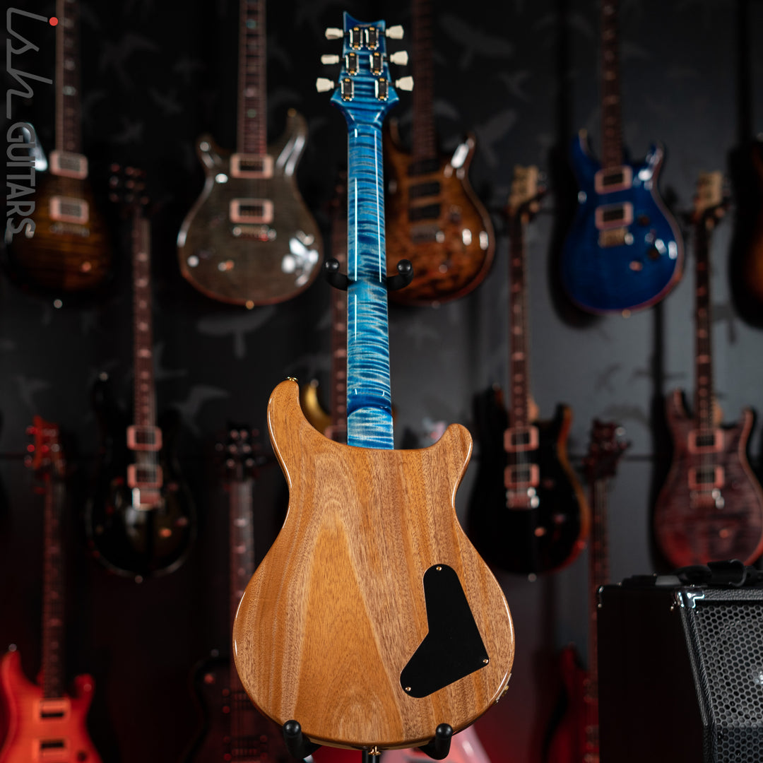 PRS McCarty Lefty Wood Library Faded Blue Jean Artist Flame Maple