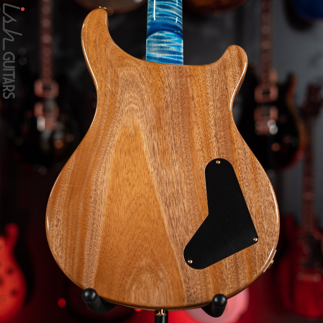 PRS McCarty Lefty Wood Library Faded Blue Jean Artist Flame Maple