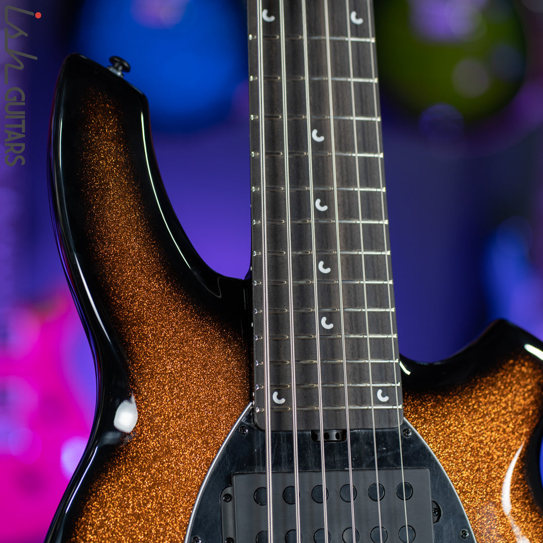 Ernie Ball Music Man Bongo 6-String Bass Harvest Orange