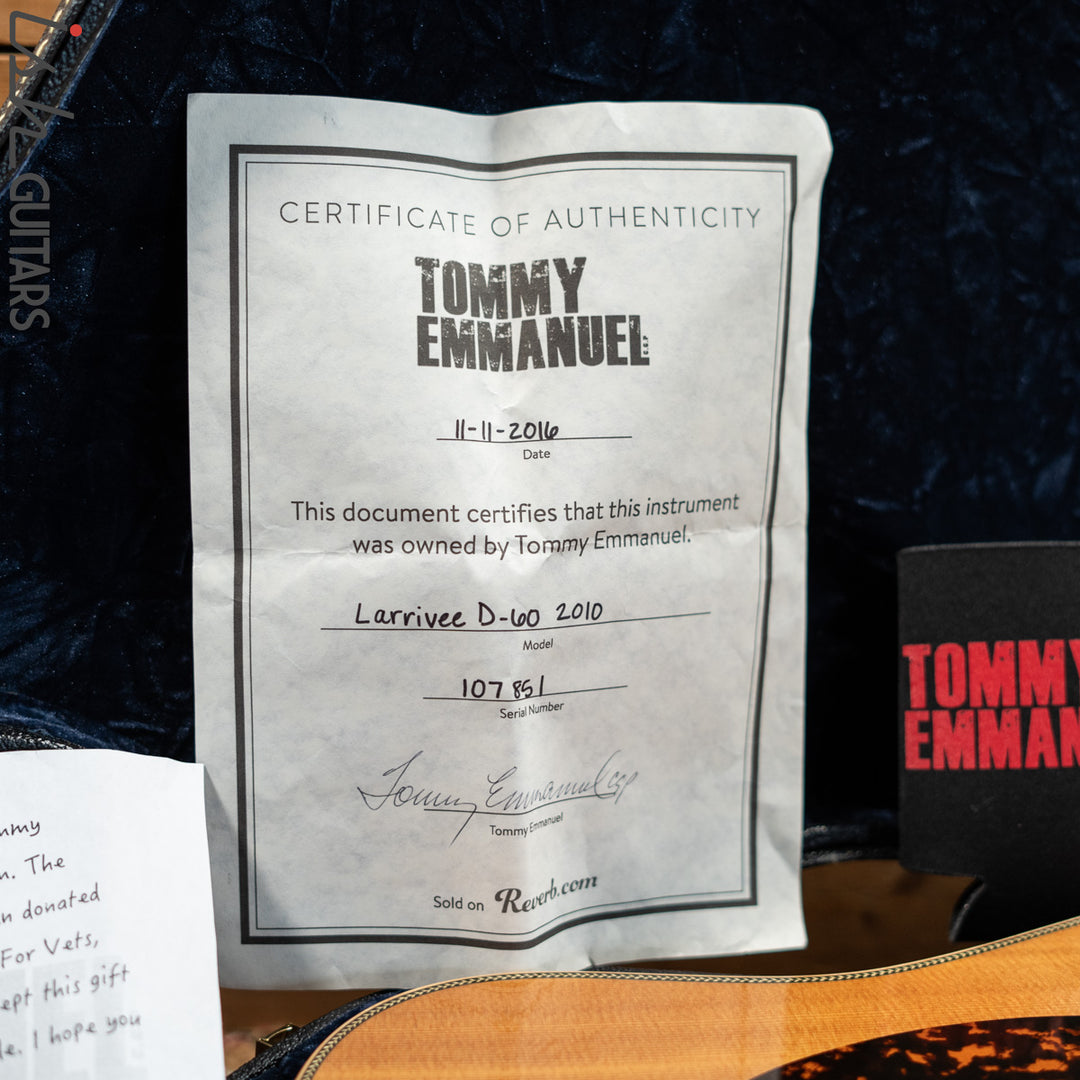 2010 Larrivée D-60 *Owned by Tommy Emmanuel*