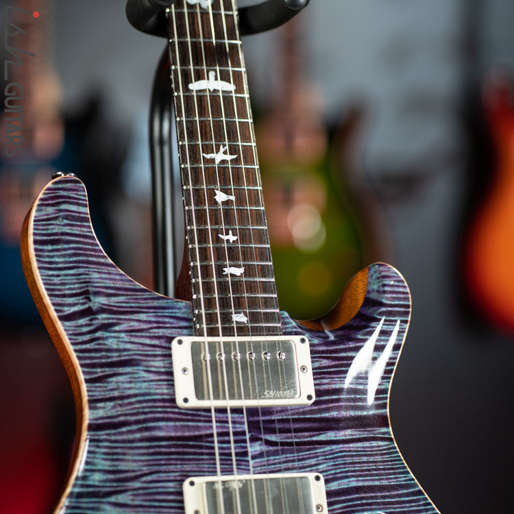 a*崎様 PRS custom24 10top 2012 2012 PRS Custom 24 10 Top Electric Guitar - Purple – Walt