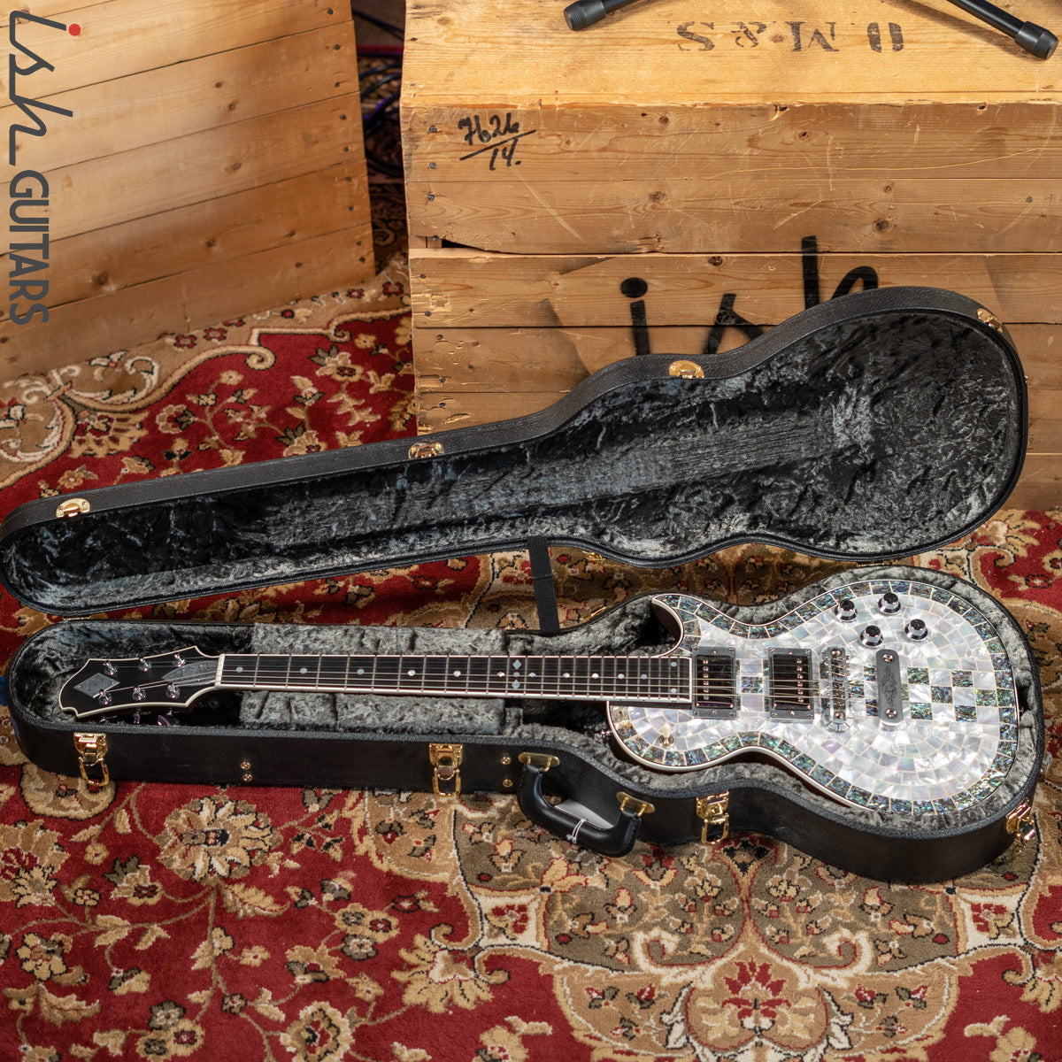 2016 Zemaitis CS24PF Ring Chess – Ish Guitars