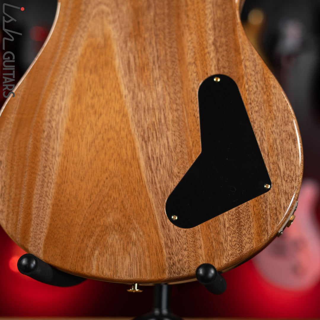 PRS McCarty Lefty Wood Library Faded Blue Jean Artist Flame Maple