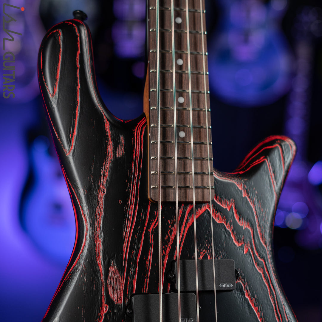 Spector NS Pulse 4 Carbon Series Cinder Red