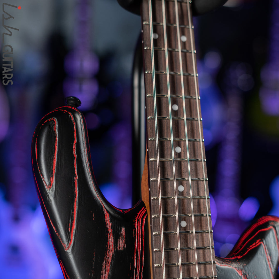 Spector NS Pulse 4 Carbon Series Cinder Red