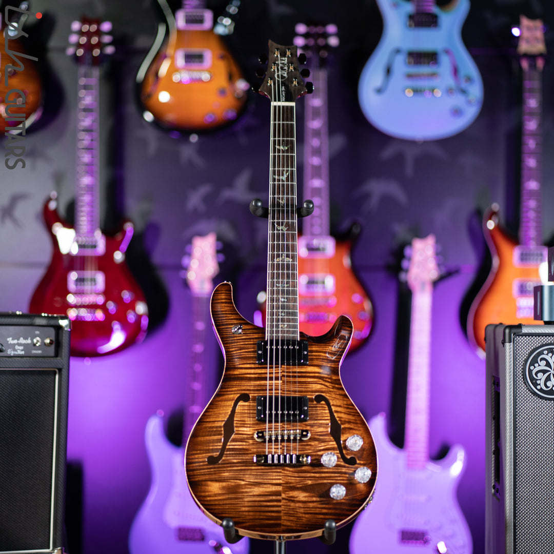 PRS McCarty 594 Hollowbody II Wood Library Copperhead Burst