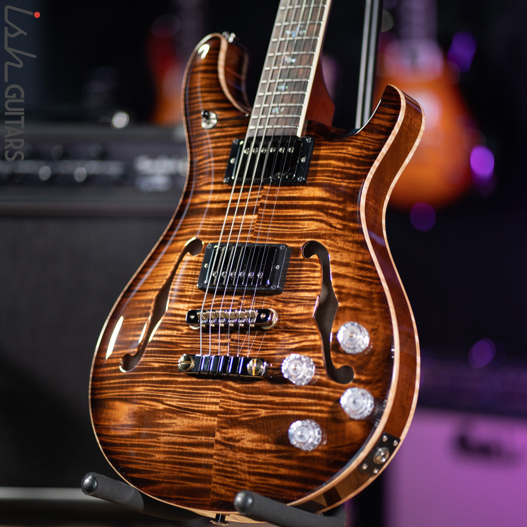 PRS McCarty 594 Hollowbody II Wood Library Copperhead Burst