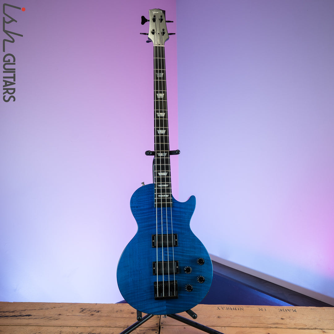 1991 Gibson LPB Les Paul Bass Blue