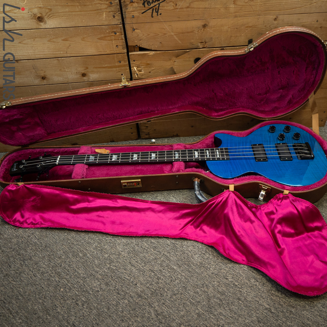1991 Gibson LPB Les Paul Bass Blue