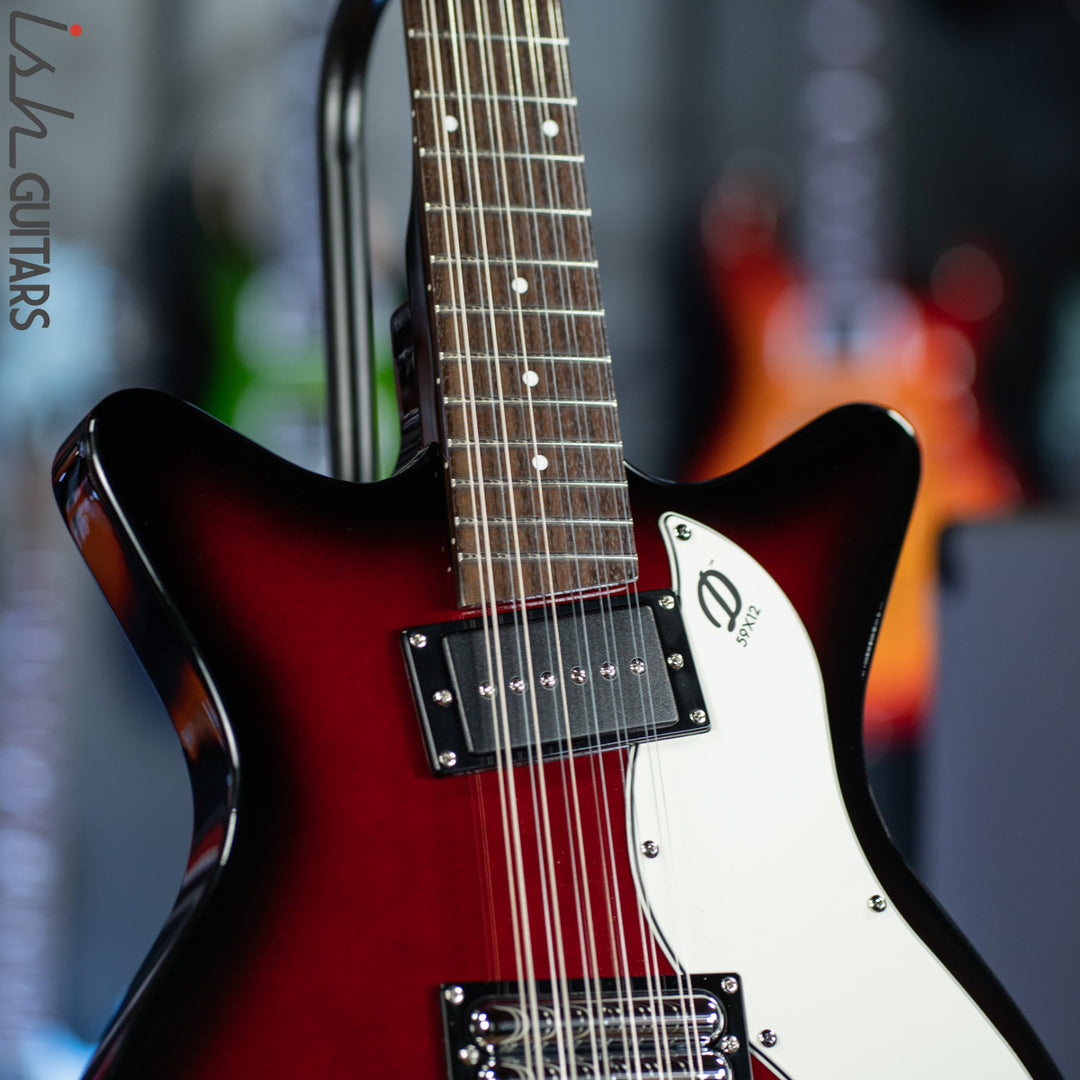 Danelectro 59x12 12-String Electric Guitar Red Burst