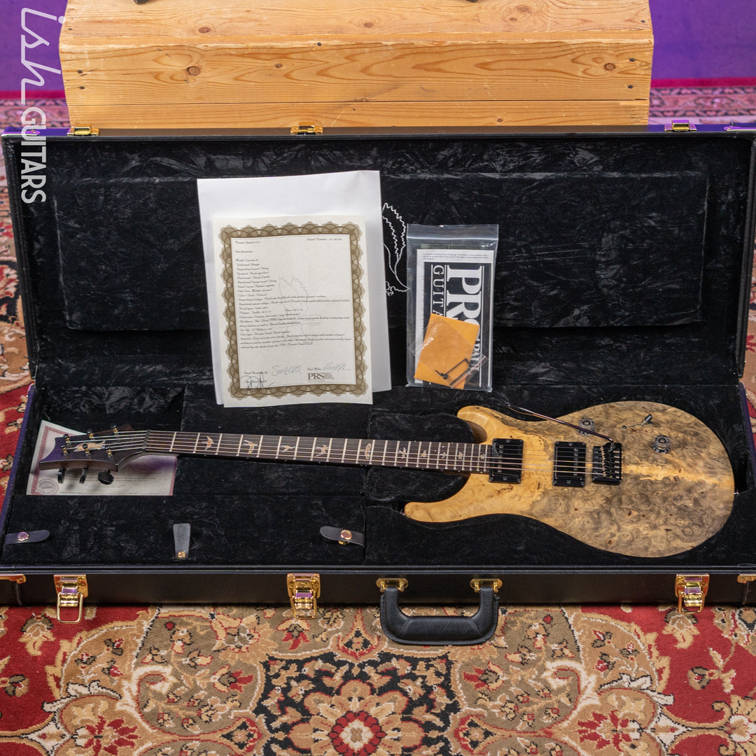 2018 PRS Private Stock Custom 24 Natural Buckeye Burl 