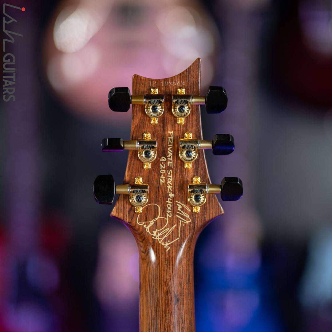 2012 PRS Private Stock DGT Spalted Maple Rosewood Neck Americana Birds