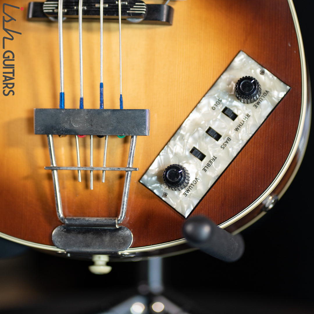 1984 Hofner 500/1 Violin Beatle Bass Sunburst PROJECT