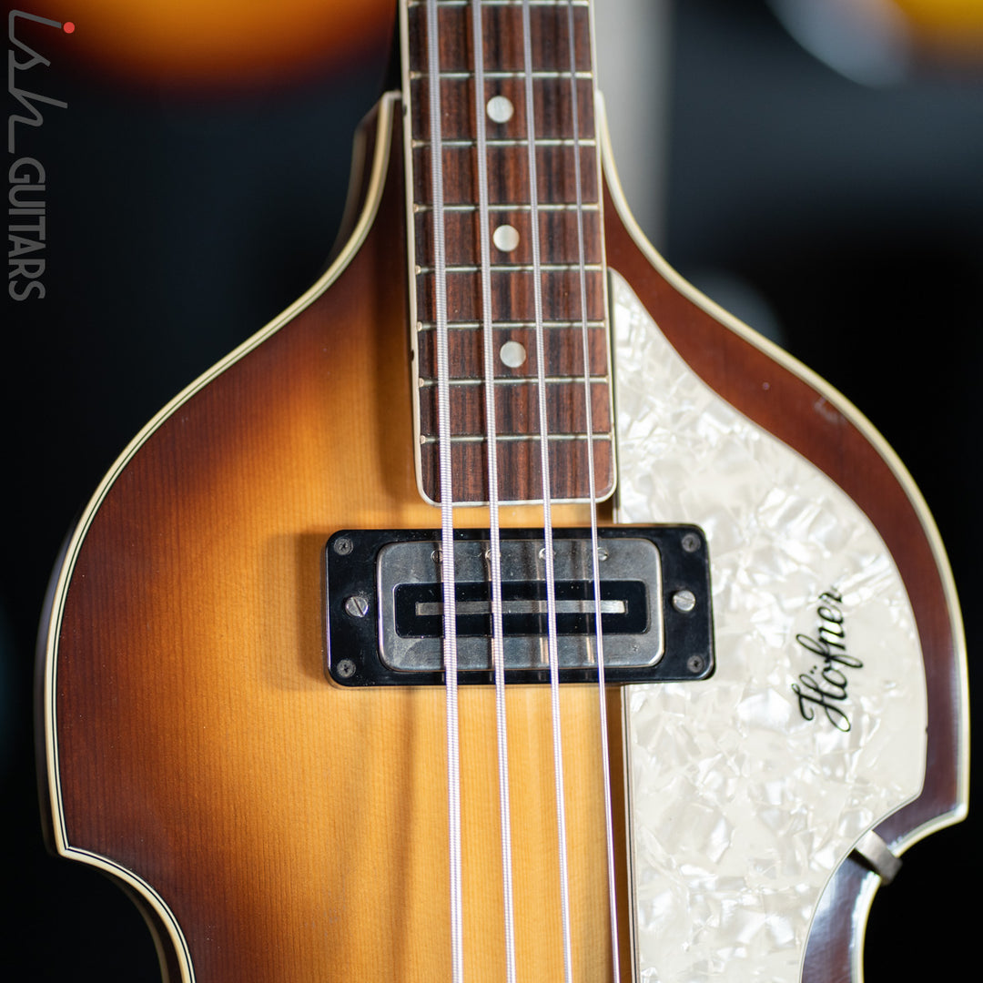 1984 Hofner 500/1 Violin Beatle Bass Sunburst PROJECT