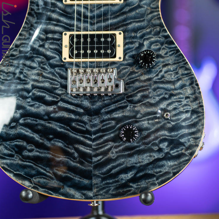 1988 PRS Custom 24 Signature Quilted Maple Whale Blue 